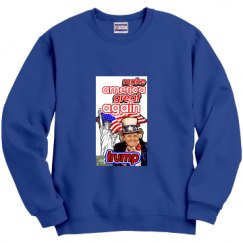 Unisex Film and Foil Crewneck Sweatshirt