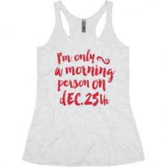 Ladies Slim Fit Super Soft Racerback Triblend Tank