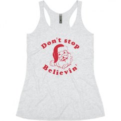 Ladies Slim Fit Super Soft Racerback Triblend Tank