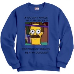 Unisex Film and Foil Crewneck Sweatshirt