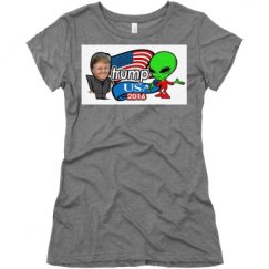 Ladies Slim Fit Super Soft Triblend Tee