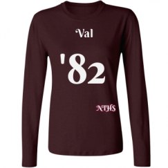 Ladies Relaxed Fit Basic Long Sleeve Tee