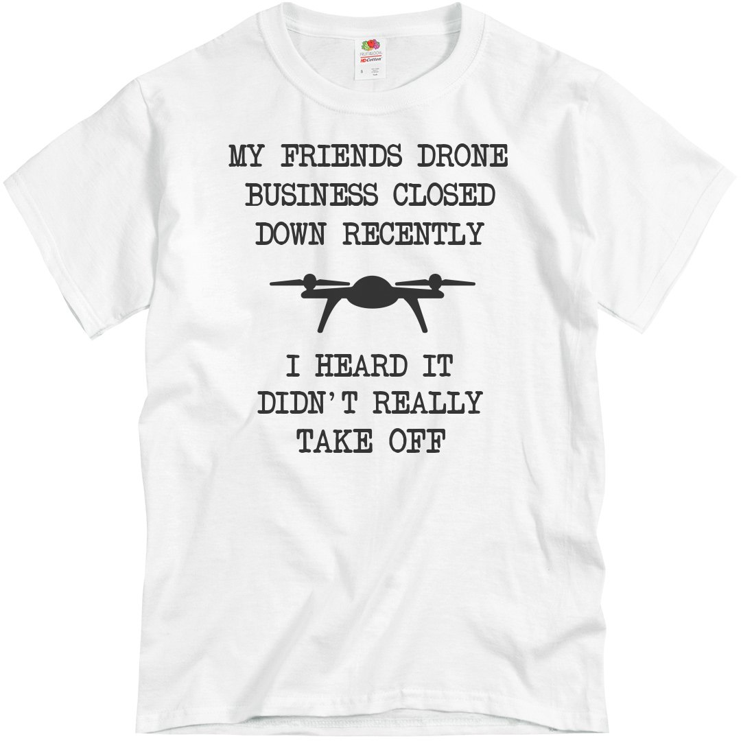 indgang affald Tekstforfatter Drone Dad Joke - Unisex Basic Promo T-Shirt | FunnyShirts