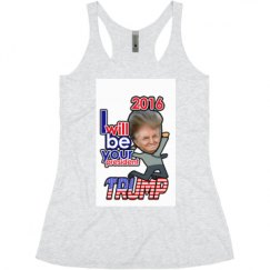 Ladies Slim Fit Super Soft Racerback Triblend Tank