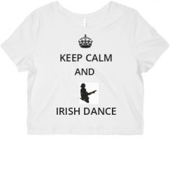 Ladies Slim Fit Crop Top Tee