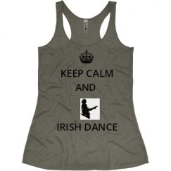 Ladies Slim Fit Super Soft Racerback Triblend Tank