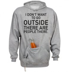 Unisex Beer Holder Tailgate Hoodie