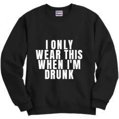 Unisex Film and Foil Crewneck Sweatshirt