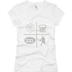 Ladies Slim Fit Basic Promo Jersey Tee