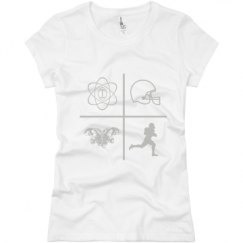 Ladies Slim Fit Basic Promo Jersey Tee