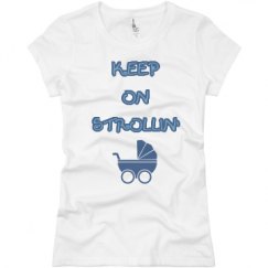 Ladies Slim Fit Basic Promo Jersey Tee