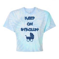 Women's Tie Dye Crop Top Tee