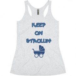 Ladies Slim Fit Super Soft Racerback Triblend Tank