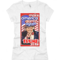 Ladies Slim Fit Basic Promo Jersey Tee