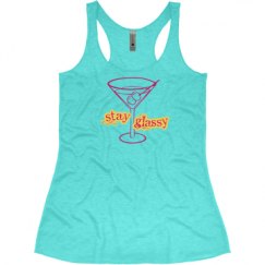 Ladies Slim Fit Super Soft Racerback Triblend Tank