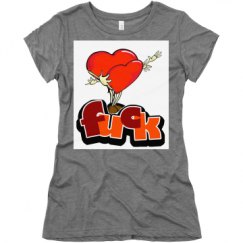 Ladies Slim Fit Super Soft Triblend Tee