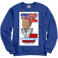 Unisex Film and Foil Crewneck Sweatshirt