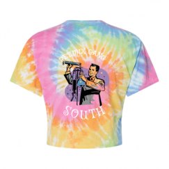 Women's Tie Dye Crop Top Tee