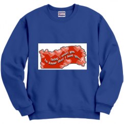 Unisex Film and Foil Crewneck Sweatshirt