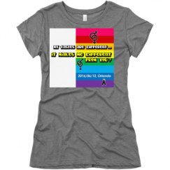Ladies Slim Fit Super Soft Triblend Tee