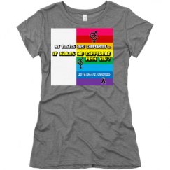 Ladies Slim Fit Super Soft Triblend Tee