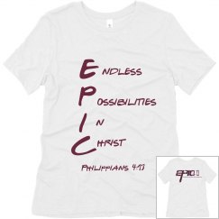 E.P.I.C. 4:13 - Acronym with Logo on the Back