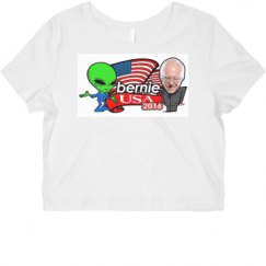 Ladies Slim Fit Crop Top Tee