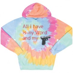 Unisex Tie-Dye Fleece Hoodie
