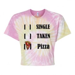 Women's Tie Dye Crop Top Tee