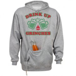 Unisex Beer Holder Tailgate Hoodie