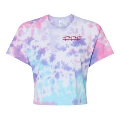 Women's Tie Dye Crop Top Tee