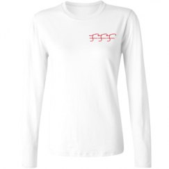 Ladies Relaxed Fit Basic Long Sleeve Tee