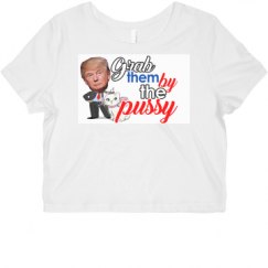 Ladies Slim Fit Crop Top Tee