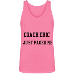 Unisex Jersey Neon Tank Top