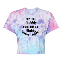 Women's Tie Dye Crop Top Tee