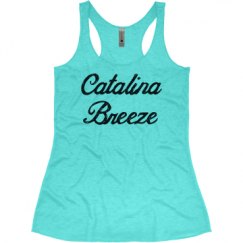 Ladies Slim Fit Super Soft Racerback Triblend Tank