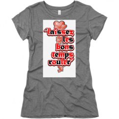 Ladies Slim Fit Super Soft Triblend Tee