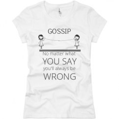 Ladies Slim Fit Basic Promo Jersey Tee