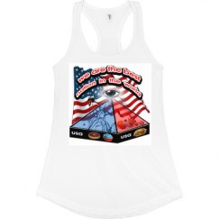 Ladies Slim Fit Racerback Tank Top