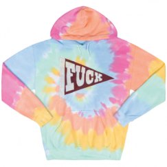 Unisex Tie-Dye Fleece Hoodie