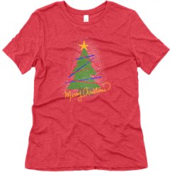 Ladies Relaxed Fit Super Soft Triblend Tee