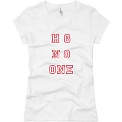 Ladies Slim Fit Basic Promo Jersey Tee