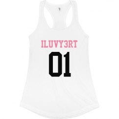 Ladies Slim Fit Racerback Tank Top