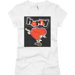 Ladies Slim Fit Basic Promo Jersey Tee