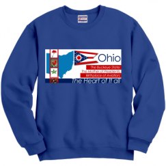 Unisex Film and Foil Crewneck Sweatshirt