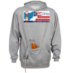 Unisex Beer Holder Tailgate Hoodie