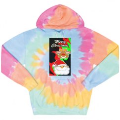 Unisex Tie-Dye Fleece Hoodie