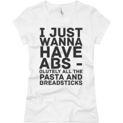 Ladies Slim Fit Basic Promo Jersey Tee