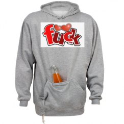 Unisex Beer Holder Tailgate Hoodie
