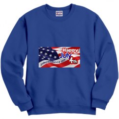 Unisex Film and Foil Crewneck Sweatshirt